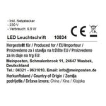 Weihnachtsbeleuchtung Schriftzug Merry xmas Frohe weihnachten LED warmweiß SALE