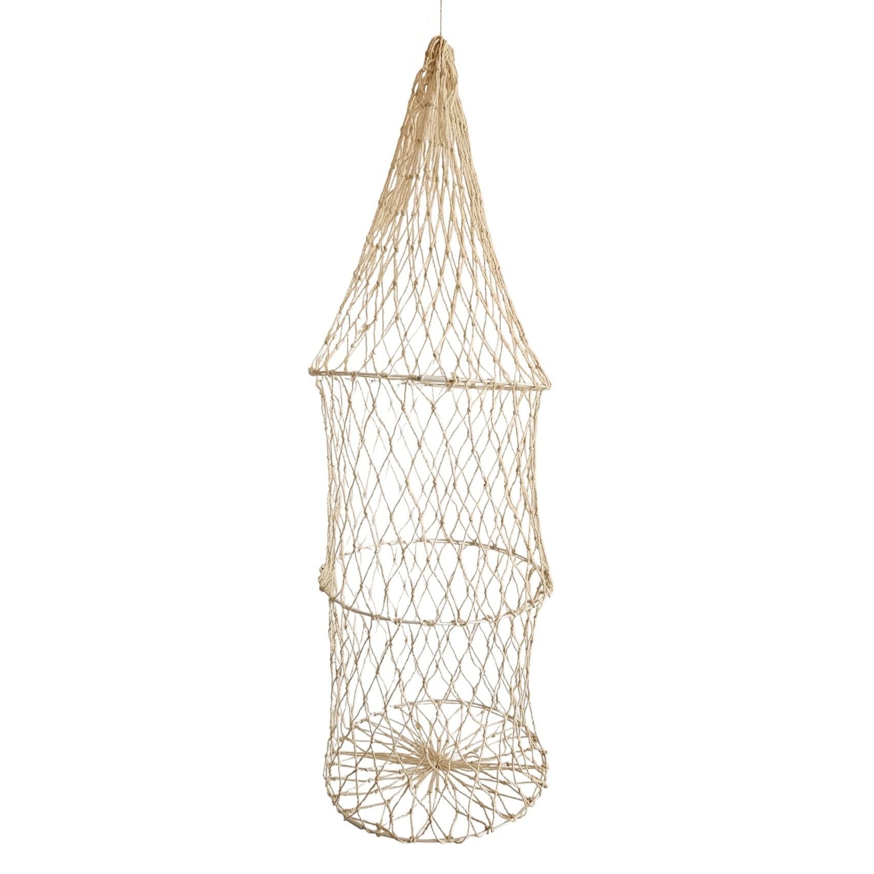 Fischernetz Deko Reuse Dekofischernetz Dekonetz Meer maritim Dekoreuse 50 cm