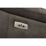 FURNHOUSE Selesta 2-Sitzer Sofa – mit Elektrische Relaxfunktion, USB - Stoffbezug Taupe Grau