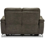 FURNHOUSE Selesta 2-Sitzer Sofa – mit Elektrische Relaxfunktion, USB - Stoffbezug Taupe Grau