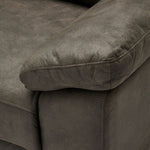 FURNHOUSE Selesta 2-Sitzer Sofa – mit Elektrische Relaxfunktion, USB - Stoffbezug Taupe Grau