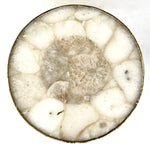 White Crystal Agate Cake Stand/Centrepiece/Display Stand/Tray 10" Round