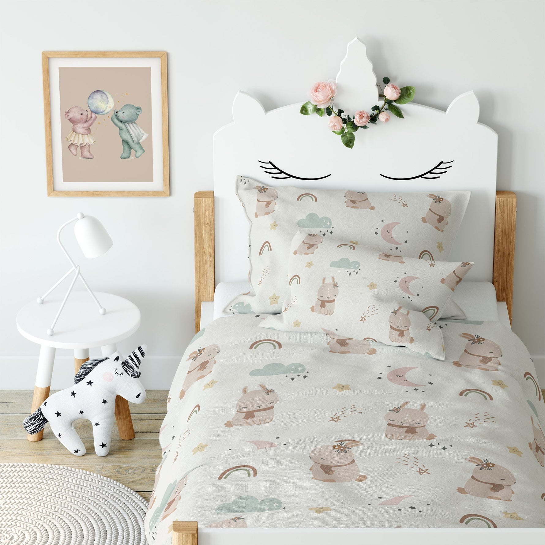 “Nordic Bunny” Premium Kinderbettwäsche