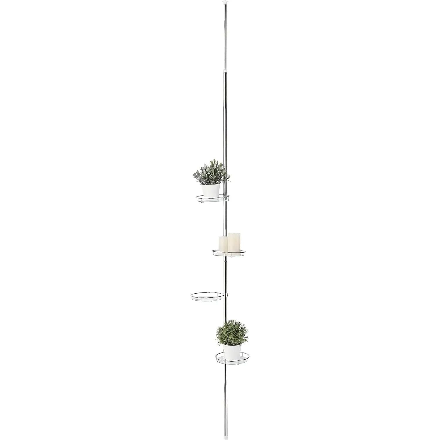 Teleskop-Blumenregal 175-275 cm Pflanztreppe Blumentreppe Regal Pflanzenregal