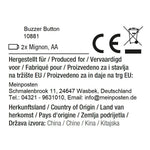Buzzer mit Sound XL Button Alarmknopf Licht Quiz Quizspiel Party Spieleabend Duell