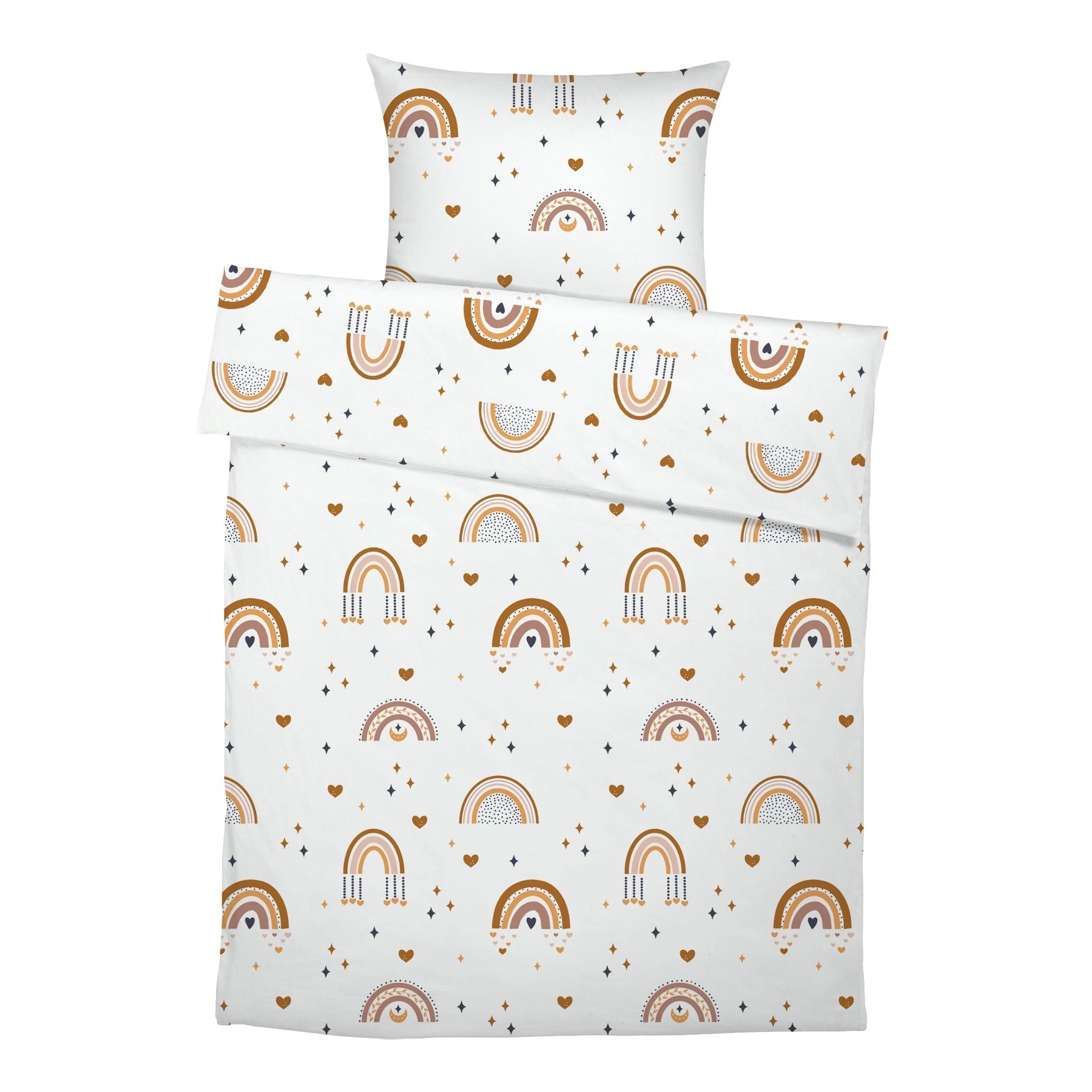“Boho Rainbow" Premium Kinderbettwäsche