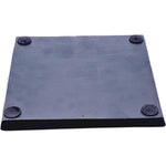 Dekoteller schwarz Dekoschale Metall Teller Schale Alu Deko 30x30 cm