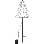 LED Gartenstecker Tannenbaum Weihnachtsbeleuchtung Beleuchtung Timer warmweiß
