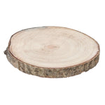 Baumscheibe Brett Holz Holzbrett Dekobrett Tablett Tischdeko  ⌀ 18 - 21 cm