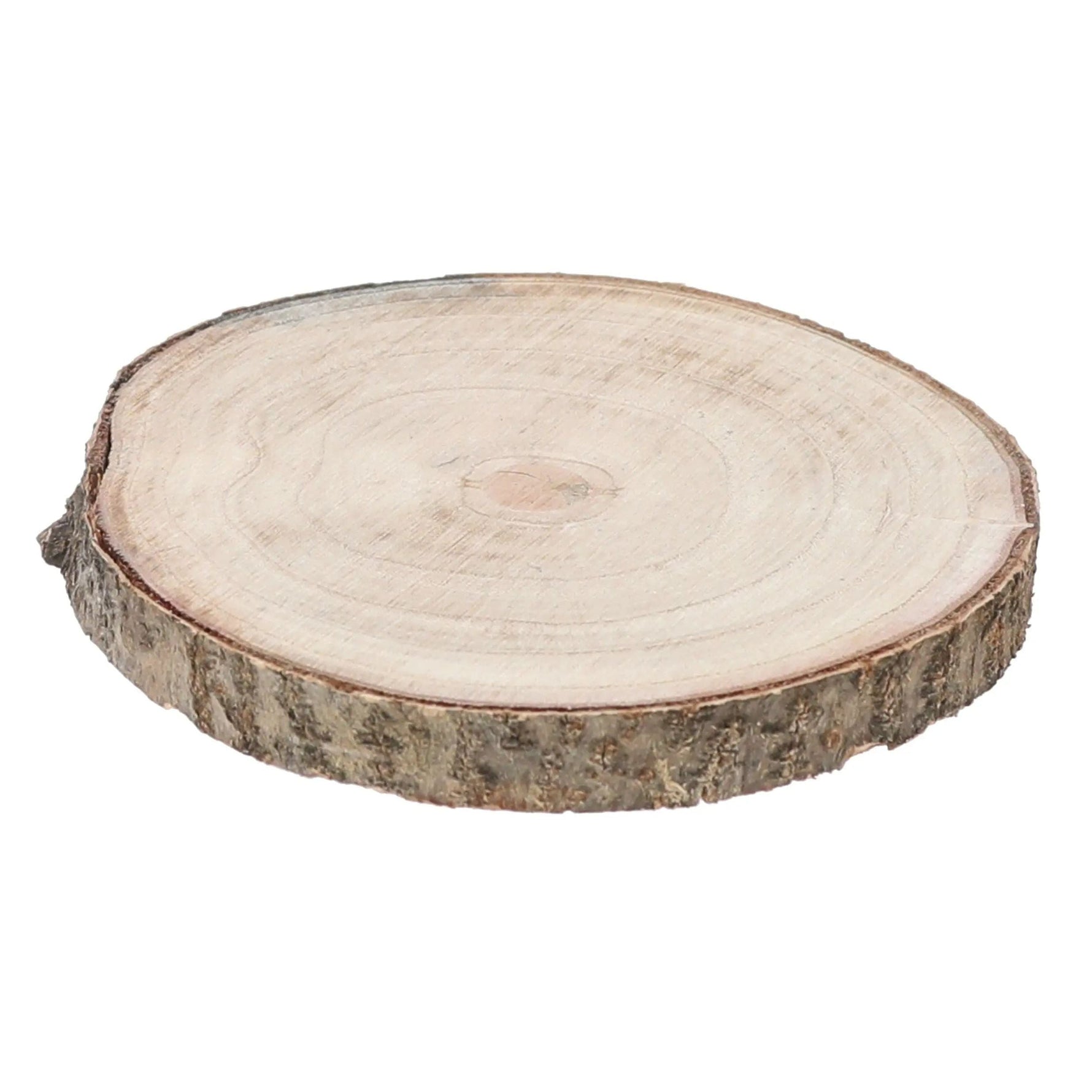 Baumscheibe Brett Holz Holzbrett Dekobrett Tablett Tischdeko  ⌀ 18 - 21 cm