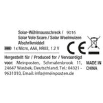 2x Maulwurfschreck Wühlmausabwehr Solar 600m²