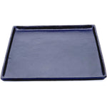 Dekoteller schwarz Dekoschale Metall Teller Schale Alu Deko 30x30 cm