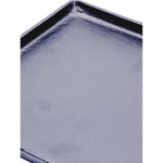 Dekoteller schwarz Dekoschale Metall Teller Schale Alu Deko 25x25 cm