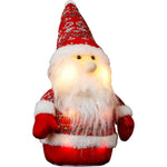 Weihnachtsmann LED Schal & Mütze Beleuchtung warmweiß Höhe 25 cm
