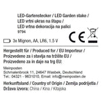 LED Gartenstecker Tannenbaum Weihnachtsbeleuchtung Beleuchtung Timer warmweiß
