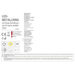 Lichterkranz Weihnachtsbeleuchtung LED warmweiß Weihnachtsdeko Ring Kranz Ø 30 cm B-WARE