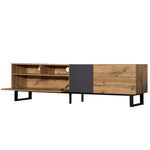 MainMall Holzmaserung TV Schrank