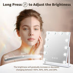 13 By 11 Lighted Makeup Vanity Mirror 12 Dimmable Bulbs
