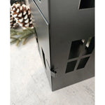 Haus Metall schwarz Dekoration meinposten 3 Set Laternen Windlicht