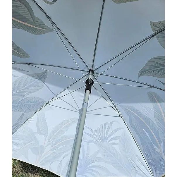 Sonnenschirm khaki grün Ø 178 cm Schirm Balkonschirm Strandschirm UV-Schutz UPF