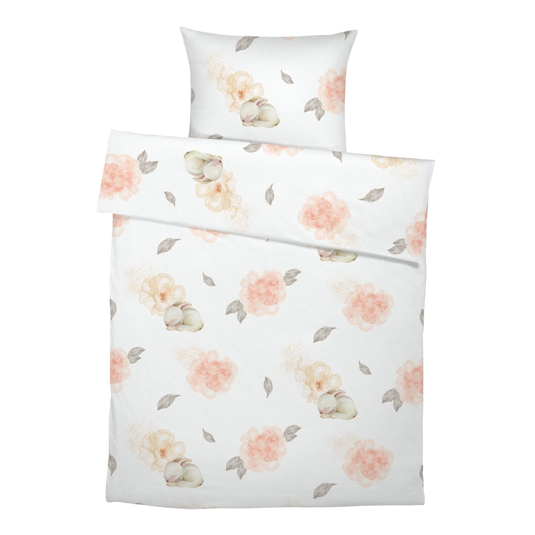 “Blumenhase” Premium Kinderbettwäsche