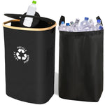 MainMall Aufbewahrungsbehälter mit Deckel, Vorratsdose zur Aufbewahrung und zum Recycling, Küchen-Aufbewahrungsbehälter mit großem Fassungsvermögen, 442-6786-MG