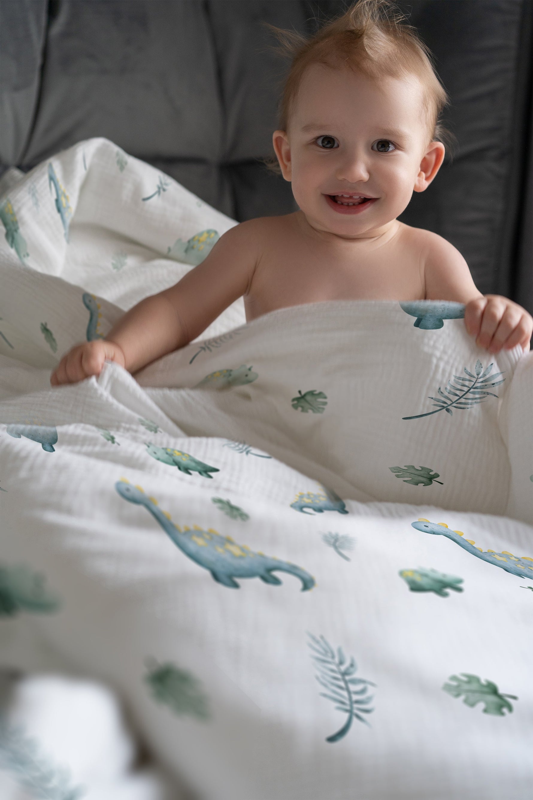 “Kleine Dinosaurier” Premium Kinderbettwäsche