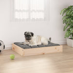 NNEVL Dog Bed 61.5x49x9 cm Solid Wood Pine