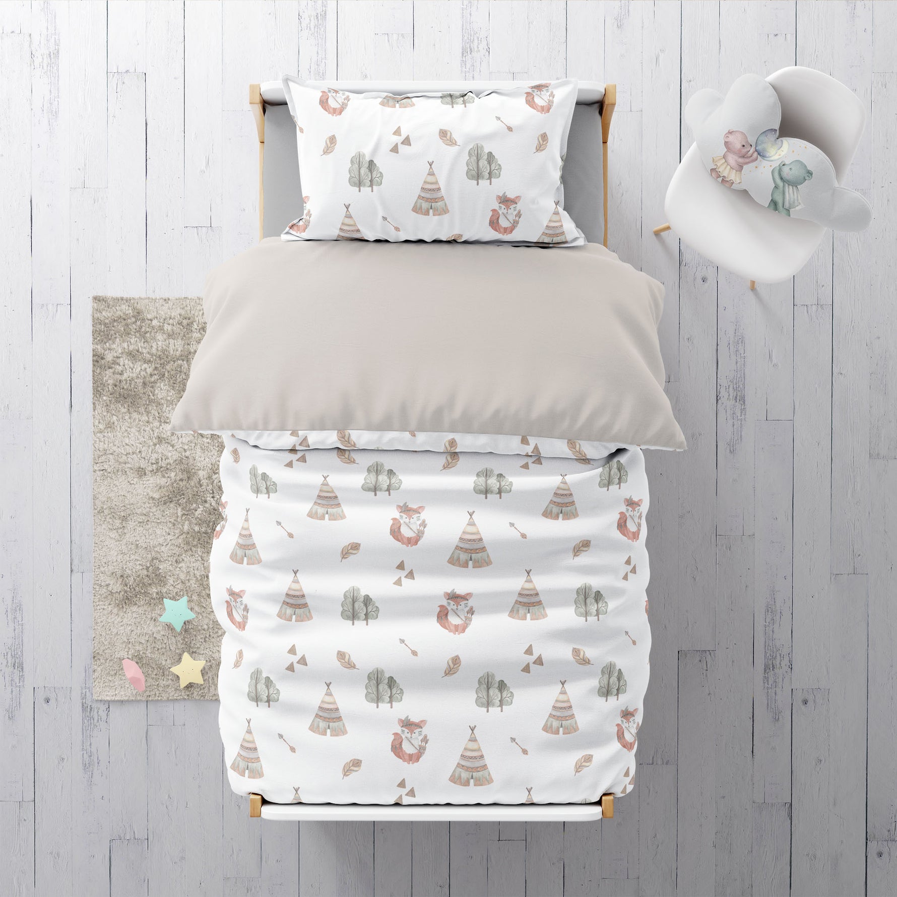 “Boho Fuchs” Premium Kinderbettwäsche