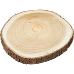 Baumscheibe Holzscheibe Dekobrett Holz Holzbrett Brett Tischdeko Tablett Ø 30 cm