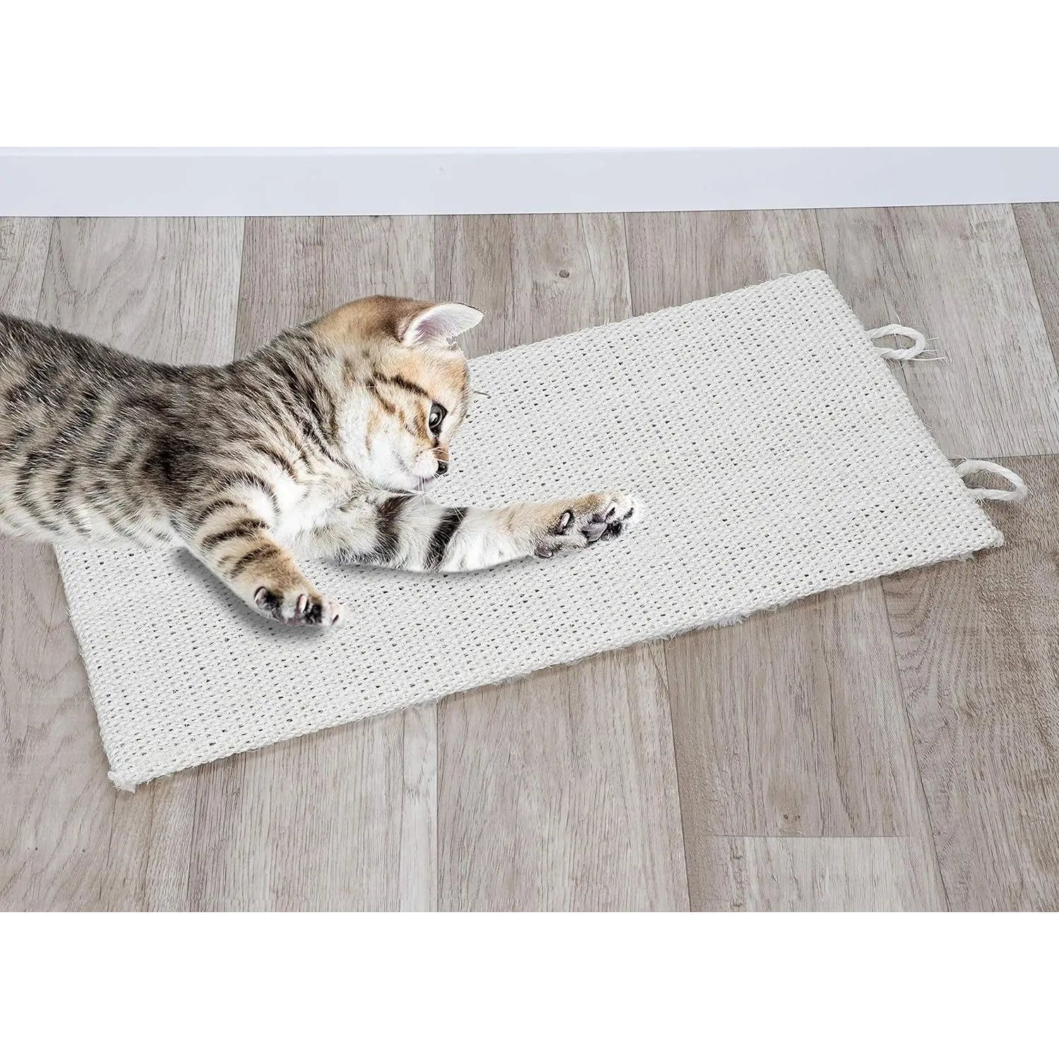 Kratzbrett Katzenkratzbrett 50x22 cm Eckkratzbrett Kratzbaum Katzen Katze Sisal