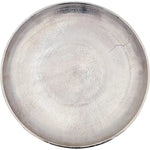 Dekoschale MILA silber Metall Schale Deko Teller Kerzenschale Ø 38 cm