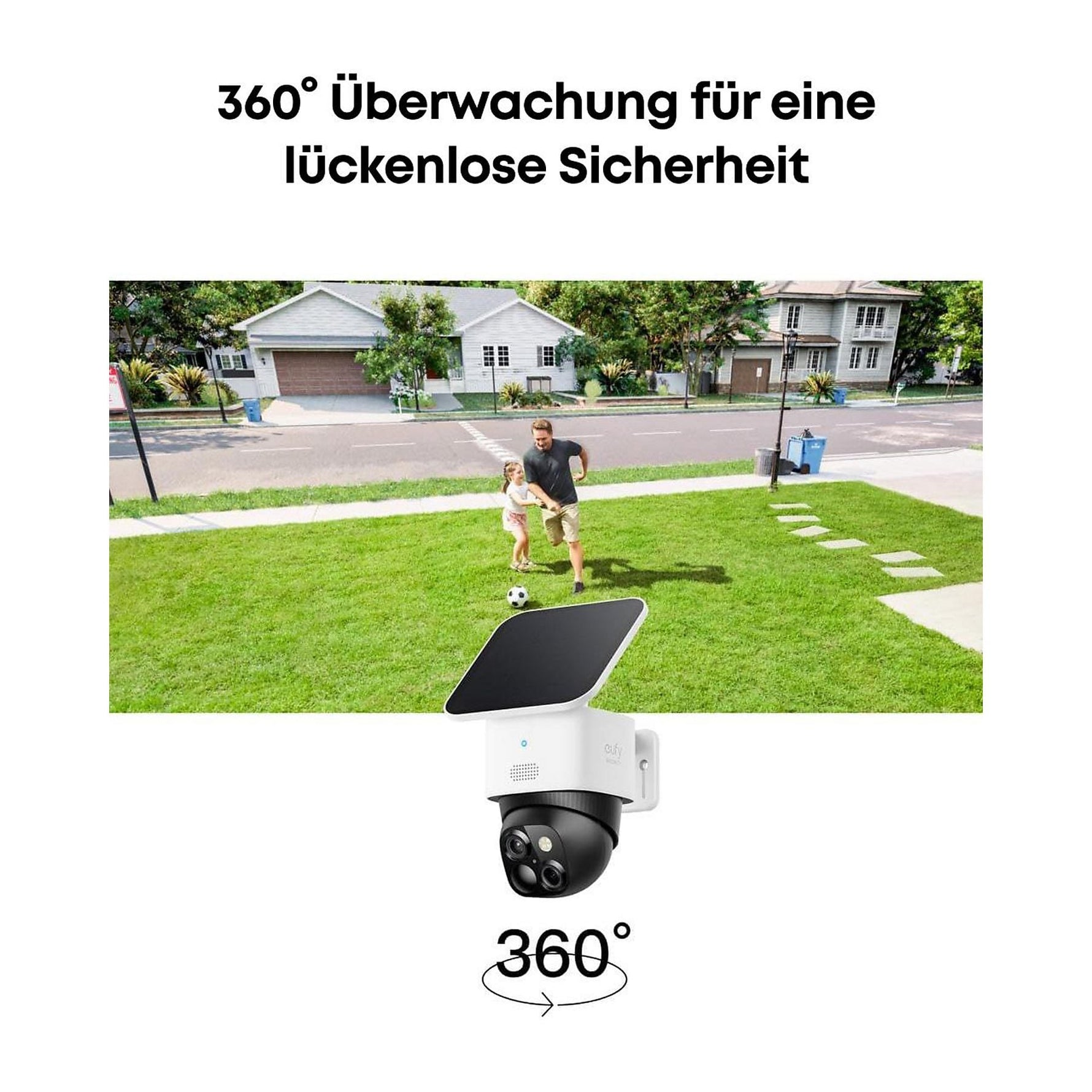 Anker Innovations Eufy SoloCam S340 - Netzwerk-Überwachungskamera - schwenken / neigen  -  Farbe (Tag&Nacht)
