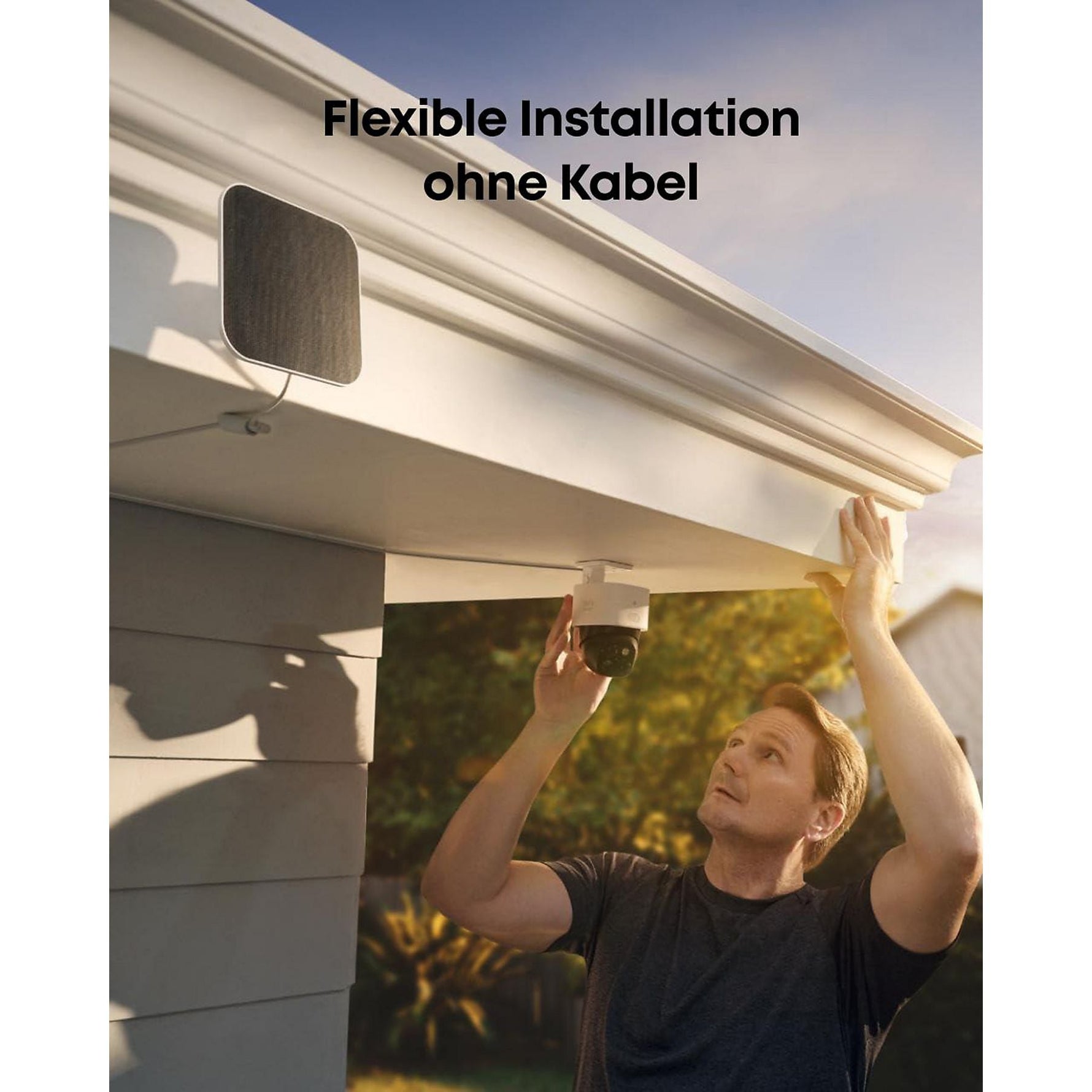 Anker Innovations Eufy SoloCam S340 - Netzwerk-Überwachungskamera - schwenken / neigen  -  Farbe (Tag&Nacht)