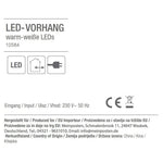 Lichterkette Weihnachtsdeko Tannenbaum Stern 138 LED Innen Außen Sternenvorhang