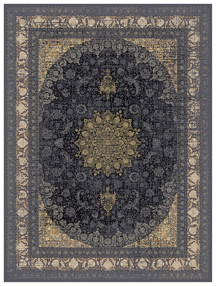 Orientalischer Webteppich - Golden Glam - rechteckig