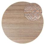 Juteteppich - Cosmo - rund