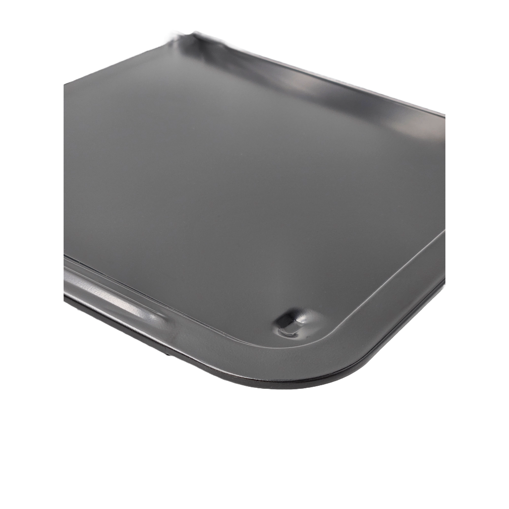 Backblech ausziehbar antihaftbeschichtet Carbonstahl Metall 33x33- 52 cm Schwarz