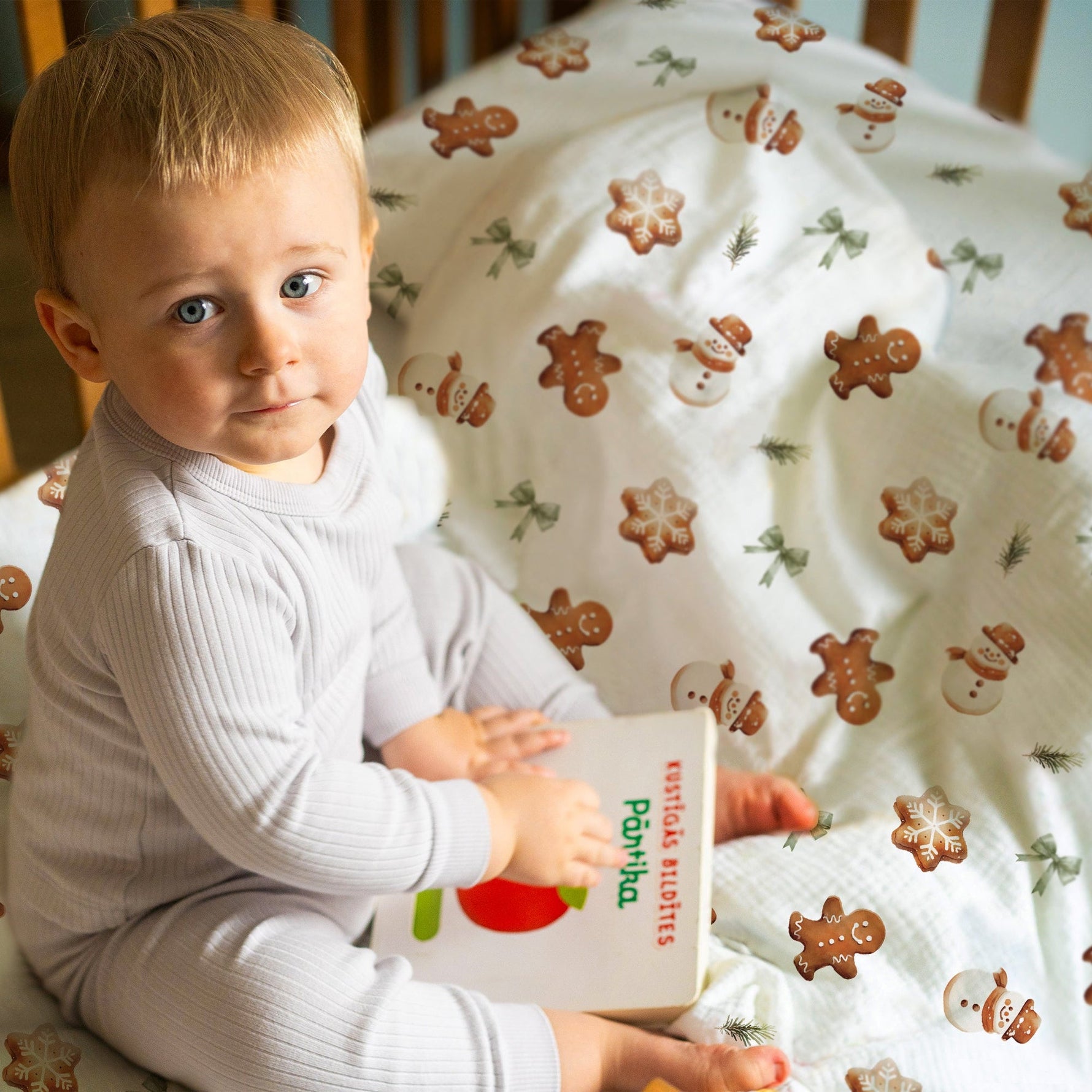 "Lebkuchenmännchen" Premium Kinderbettwäsche