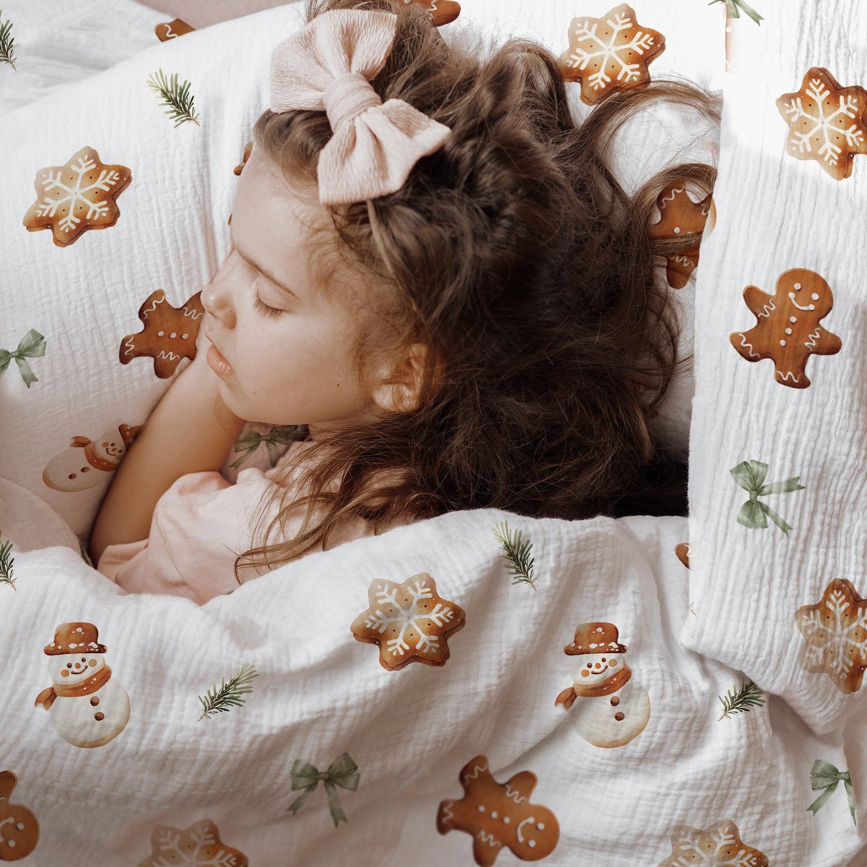 "Lebkuchenmännchen" Premium Kinderbettwäsche