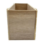 Aufbewahrungsbox Kiste Holz braun eckig Herz Küche Aufbewahrung Dekokiste Natur