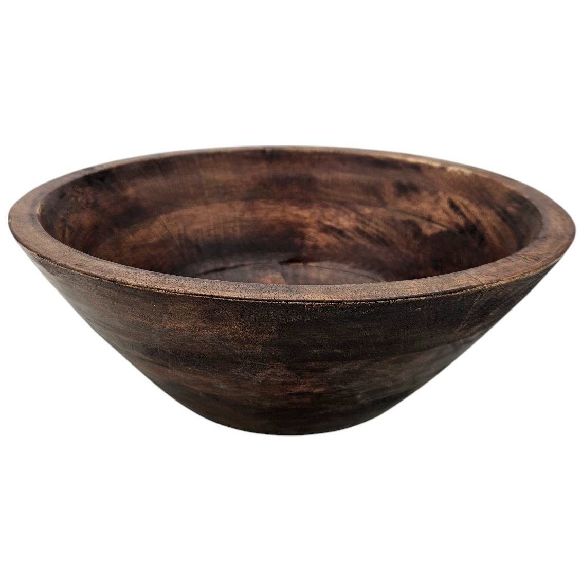 Holzschale Mango Holz Schale Dekoschale Brotschale Mangoholz Ø 30 x Höhe 9,5 cm