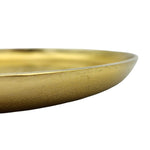 Dekoteller Gold Metall Teller Schale Dekotablett Kerzenteller Dekoschale Ø20cm