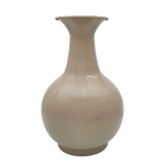 Vase Blumenvase XXL Dekovase Metallvase Beige Braun 38x25 Retro Blumengefäß