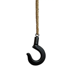Haken Deckenhaken Hängehaken Dekohaken Seil Tau Metall Aufhängung Länge 110 cm