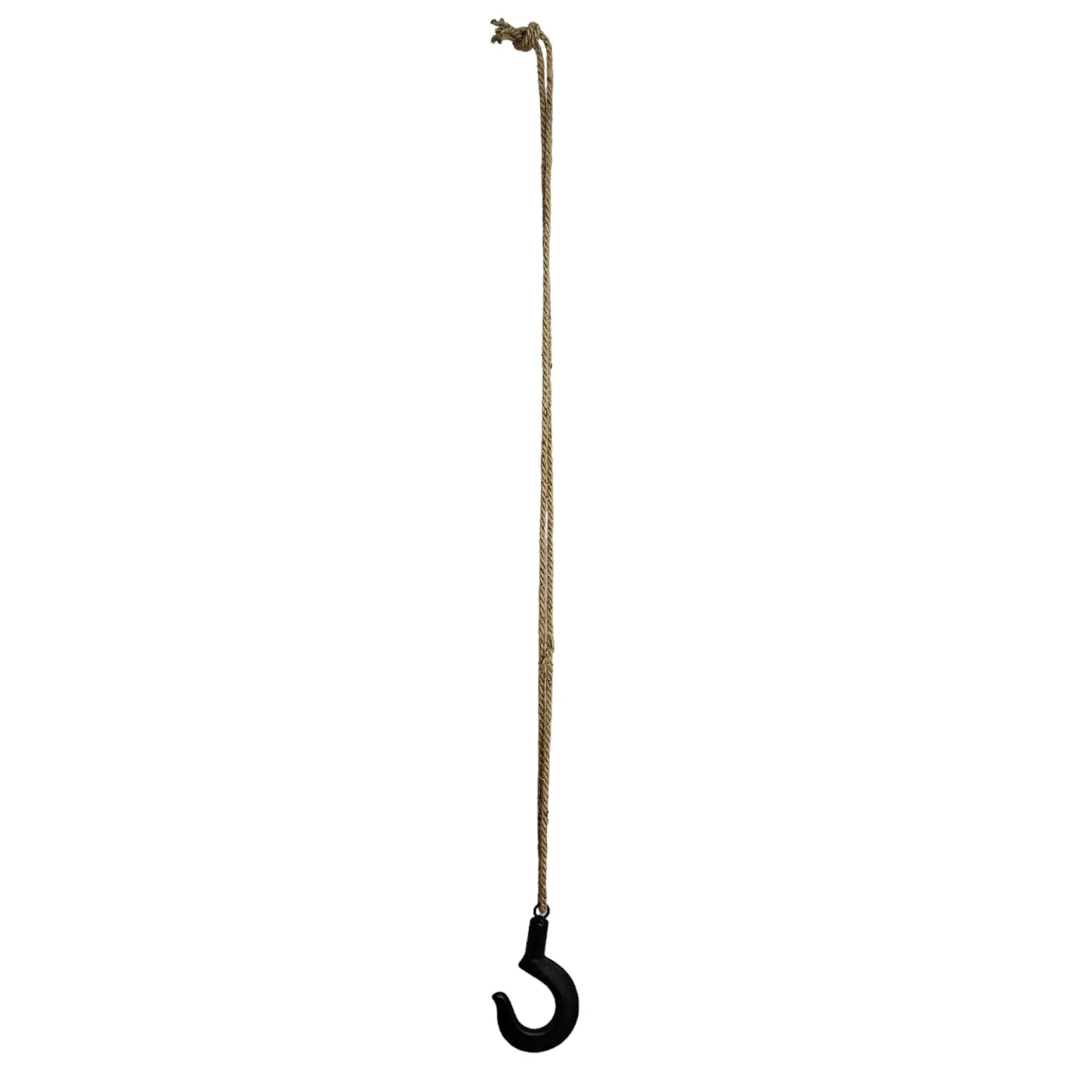 Haken Deckenhaken Hängehaken Dekohaken Seil Tau Metall Aufhängung Länge 110 cm