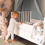“Affe und Giraffe” Premium Kinderbettwäsche