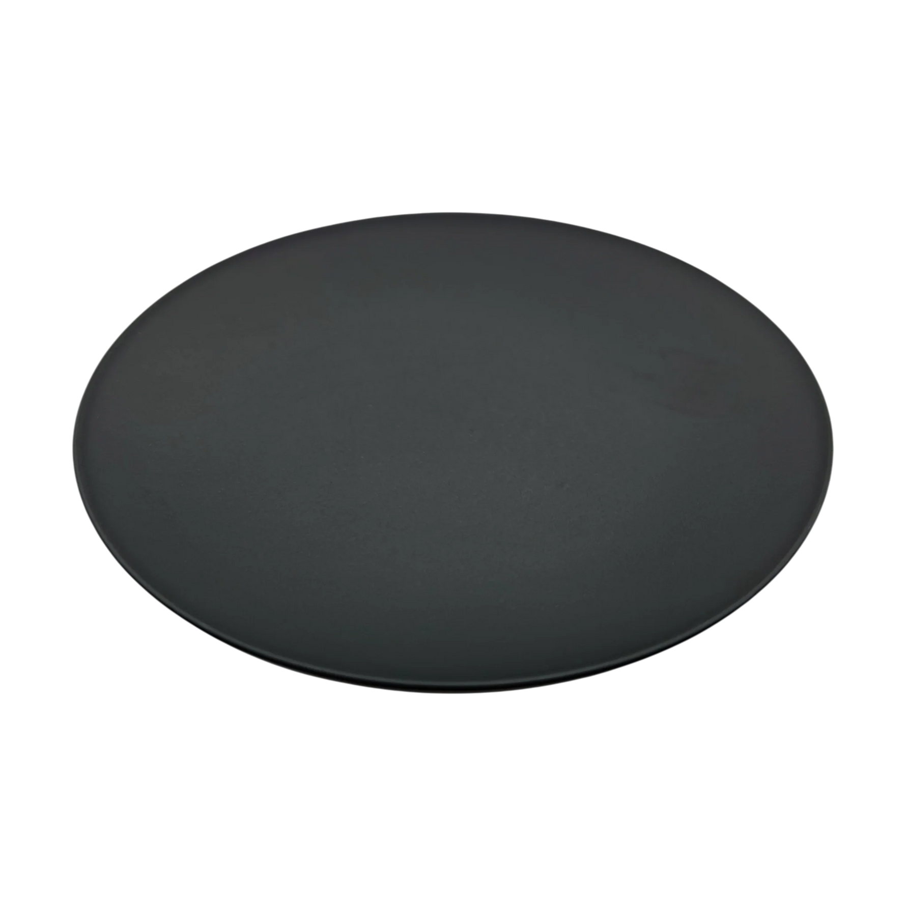 Kerzenhalter schwarz 4 Stück Stumpenkerzen Teller Kerzenteller Weihnachten 8,5 cm