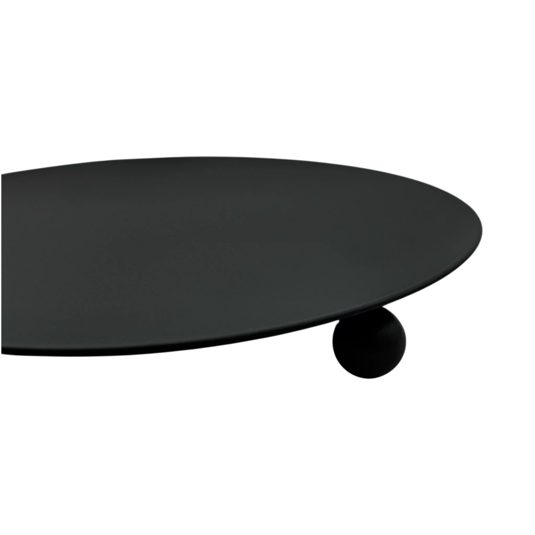 Kerzenhalter schwarz 4 Stück Stumpenkerzen Teller Kerzenteller Weihnachten 8,5 cm