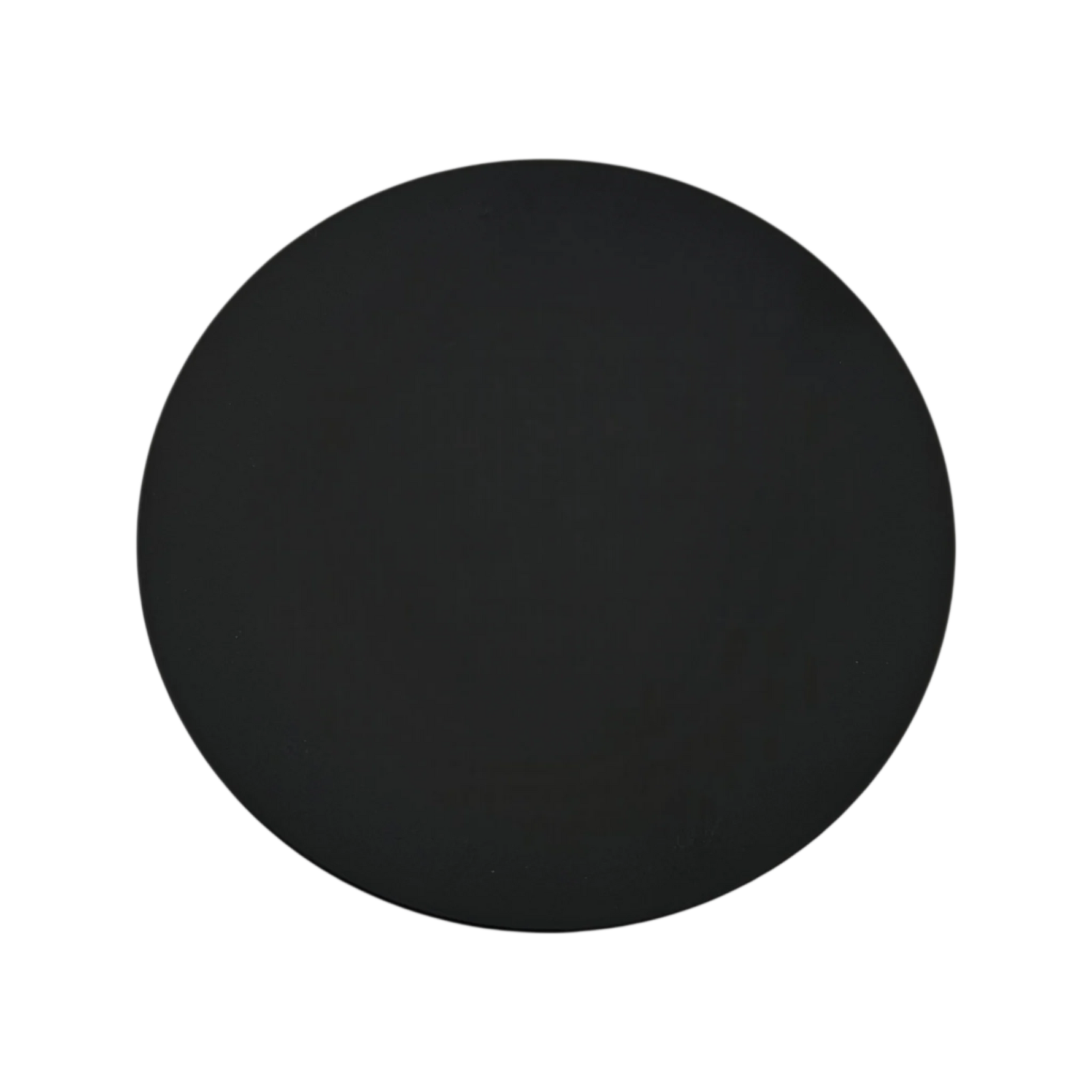 Kerzenhalter schwarz 4 Stück Stumpenkerzen Teller Kerzenteller Weihnachten 12 cm